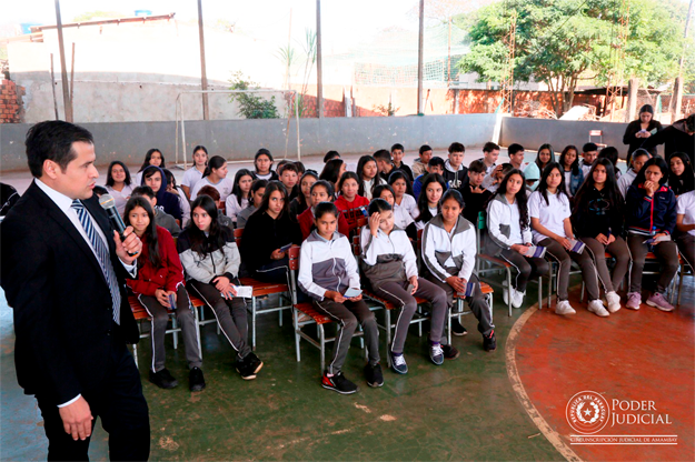 Desarrollo del Programa «Educando en Justicia» en Capitán Bado