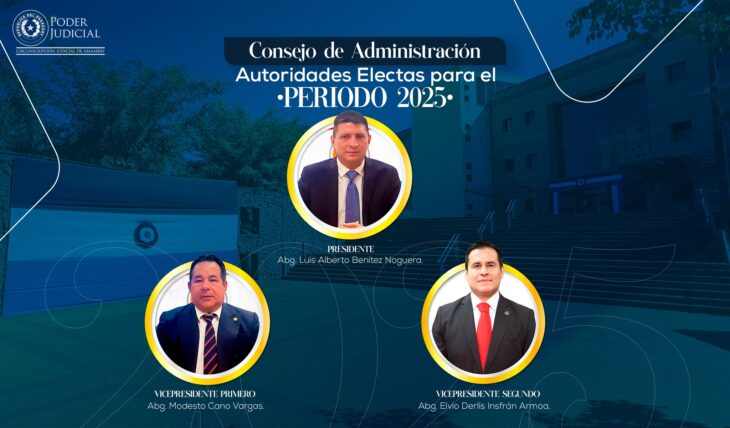 Luis Benitez, reelecto  Como máxima autoridad judicial de Amambay