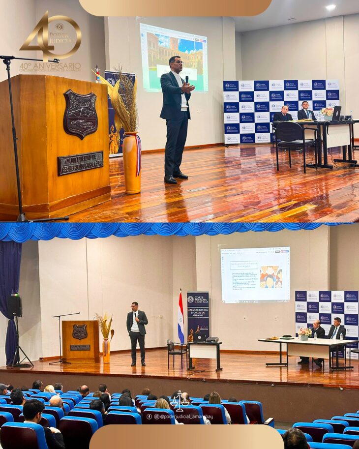 Exitosa Exposición sobre la Nueva Ley de la Función Pública en el marco de los 40 años de la Circunscripción Judicial de Amambay.