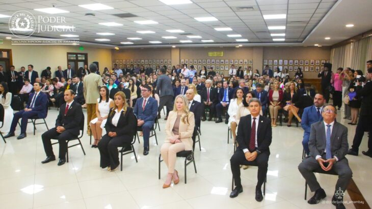 Magistrados designados prestan juramento